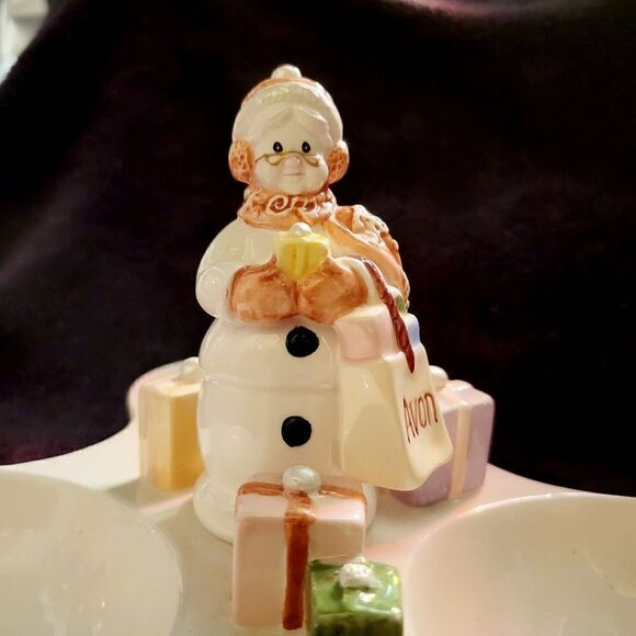 Avon snow lady 2003 server tray. ^ - Picture 3 of 8